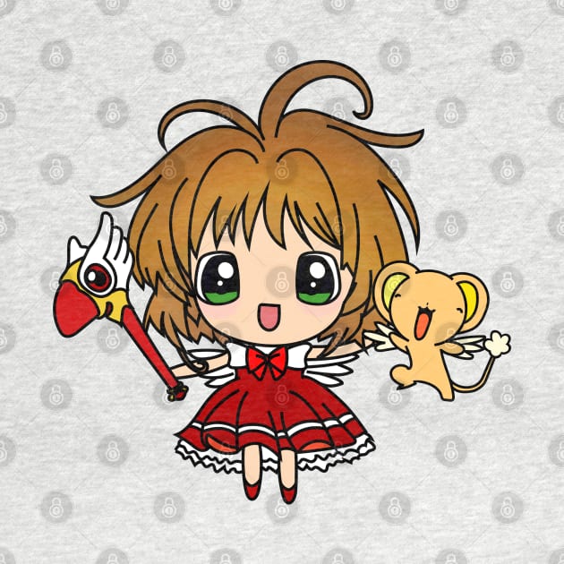 Card Captors Sakura Chibi Tshirt Merchandise by chibicrayon